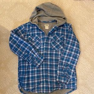 LLBean fleece lined button down